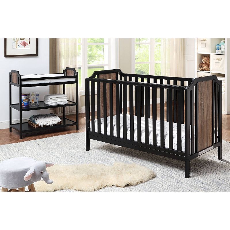 Suite Bebe Brees Island Crib - Black/Brownstone