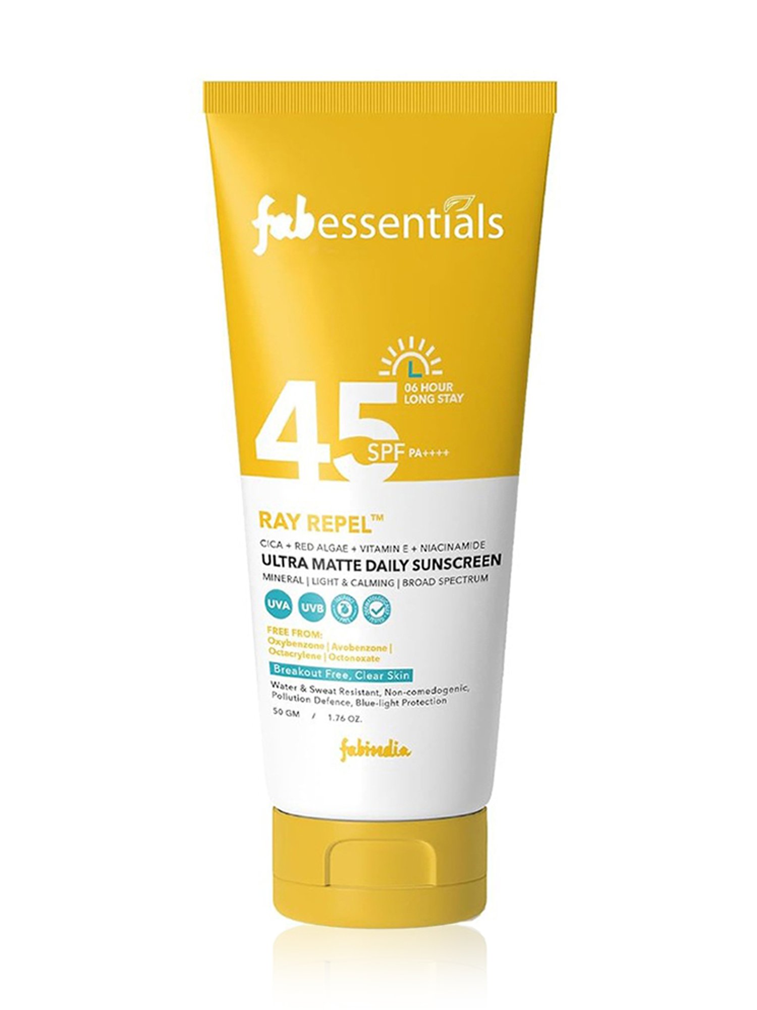 Fabessentials Ultra Matte Daily Sunscreen SPF 45 PA++++ - 50 gm