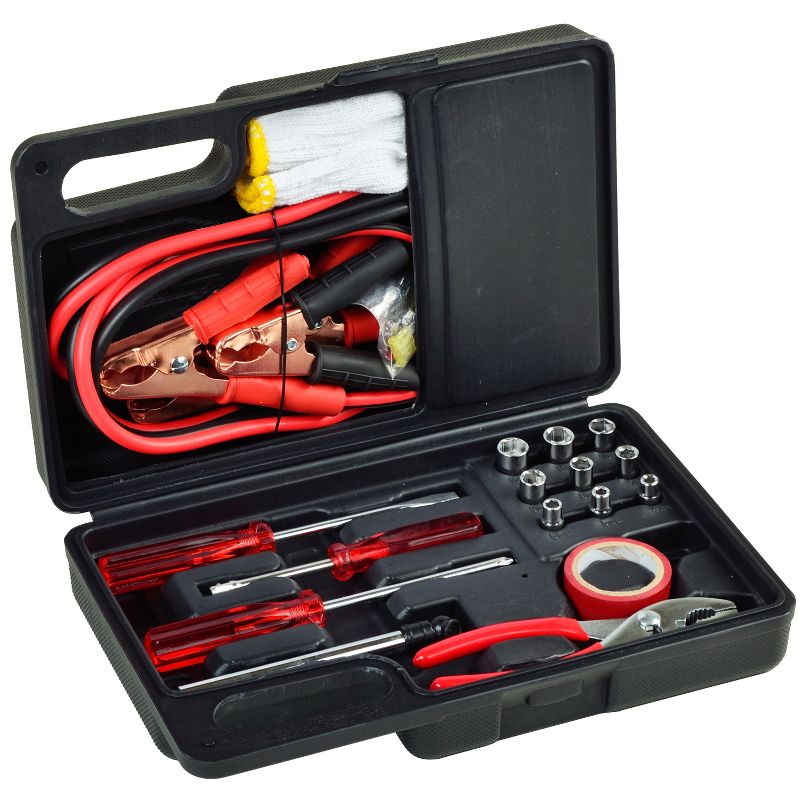 Picnic at Ascot Auto Roadside Emergency Tool Kit - 26 Pieces
