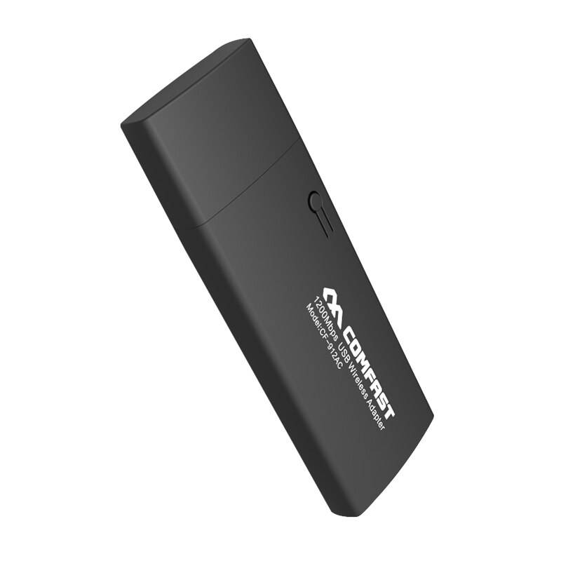 1 pcs 1200Mbps 11AC Dual Band Gigabit Wireless network card 2.4G/5.8G USB wi fi Adapter 802.11ac USB wifi adapter