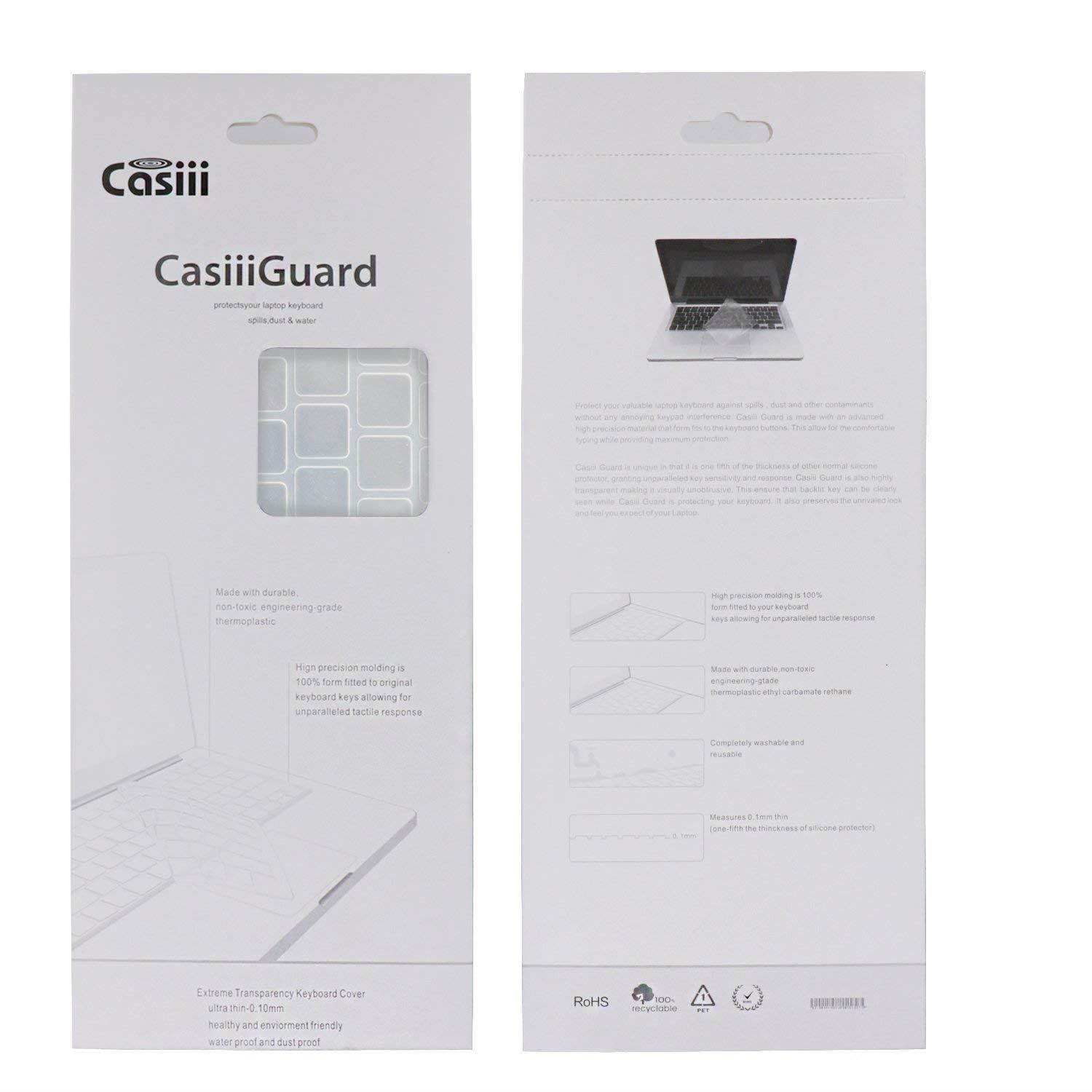 Casiii Keyboard Cover for Acer Chromebook 14 inch Back to School Buy 1 Get 1 Free Chromebook CB3-431 | CP5-471 Silicone Skin Laptops Accessories |14" Clear