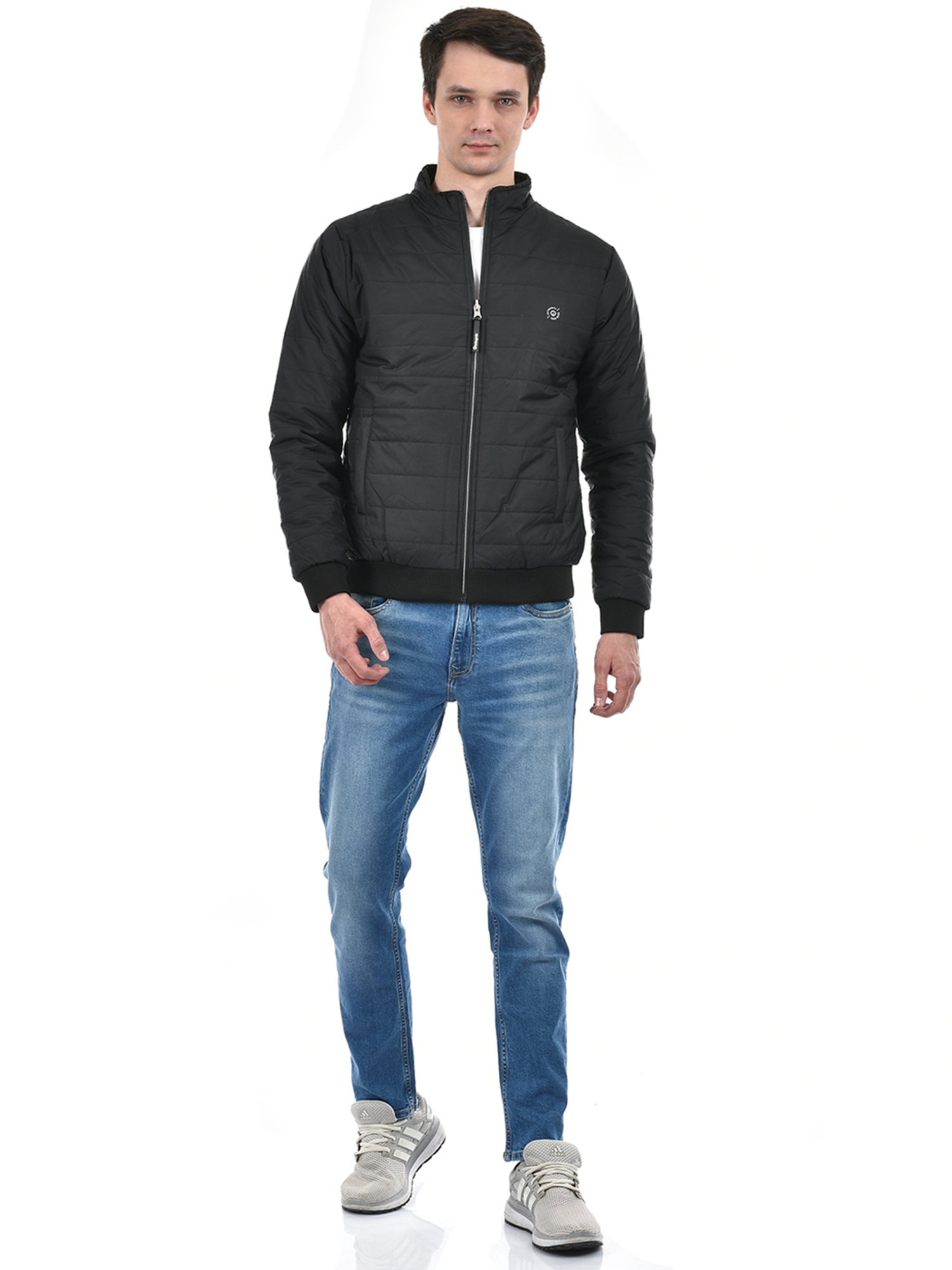 Integriti Black & Olive Regular Fit Reversible Jacket