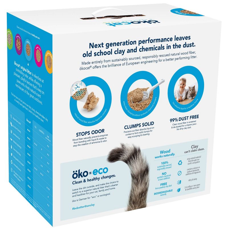 ökocat Natural Wood Clumping Litter - 13.2lb