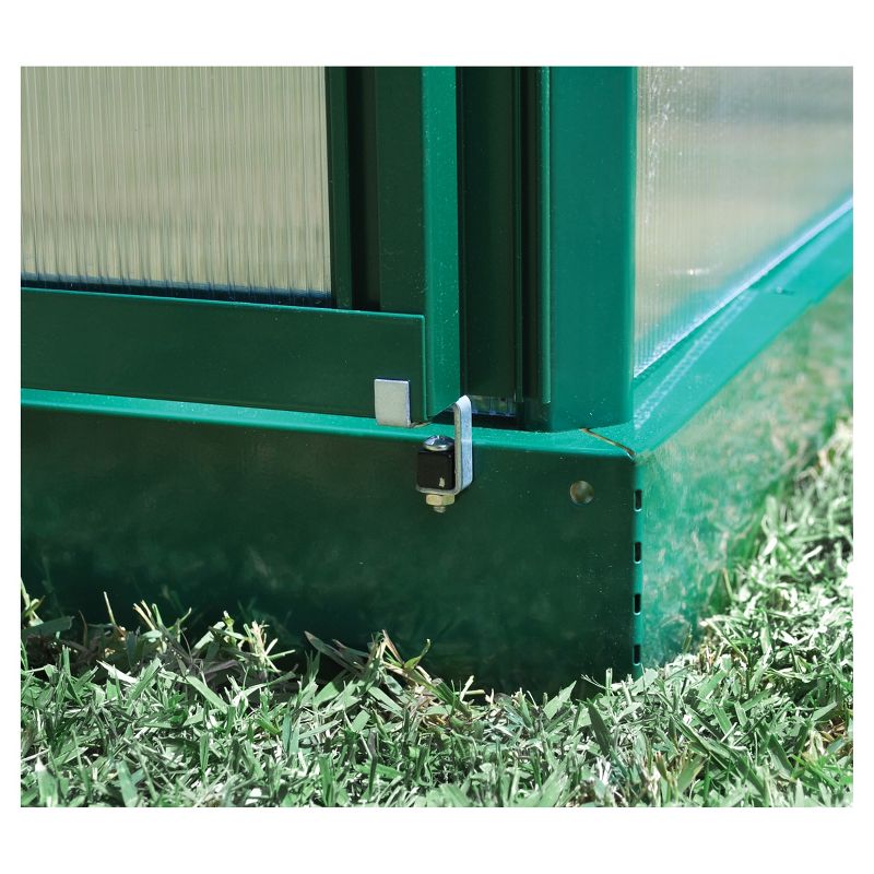 6'X8' Mythos Greenhouse - Green - Palram