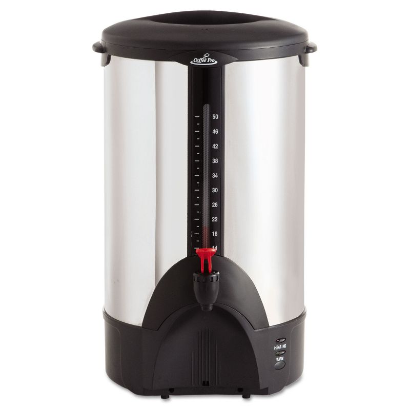 Coffee Pro 50-Cup Percolating Urn Stainless Steel CP50