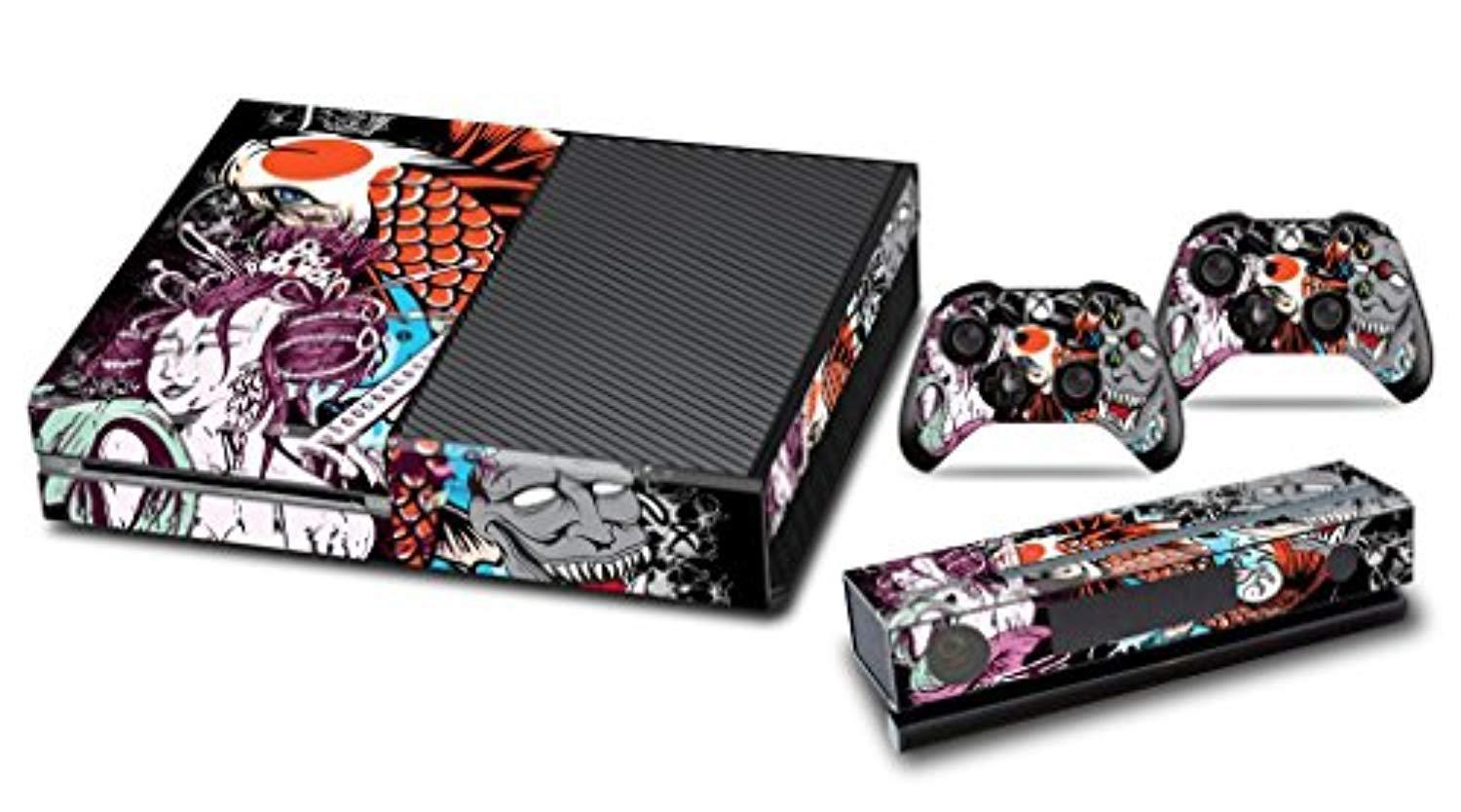 Microsoft Xbox ONE  Console Skin plus 2 Controller Skins - Tsunami