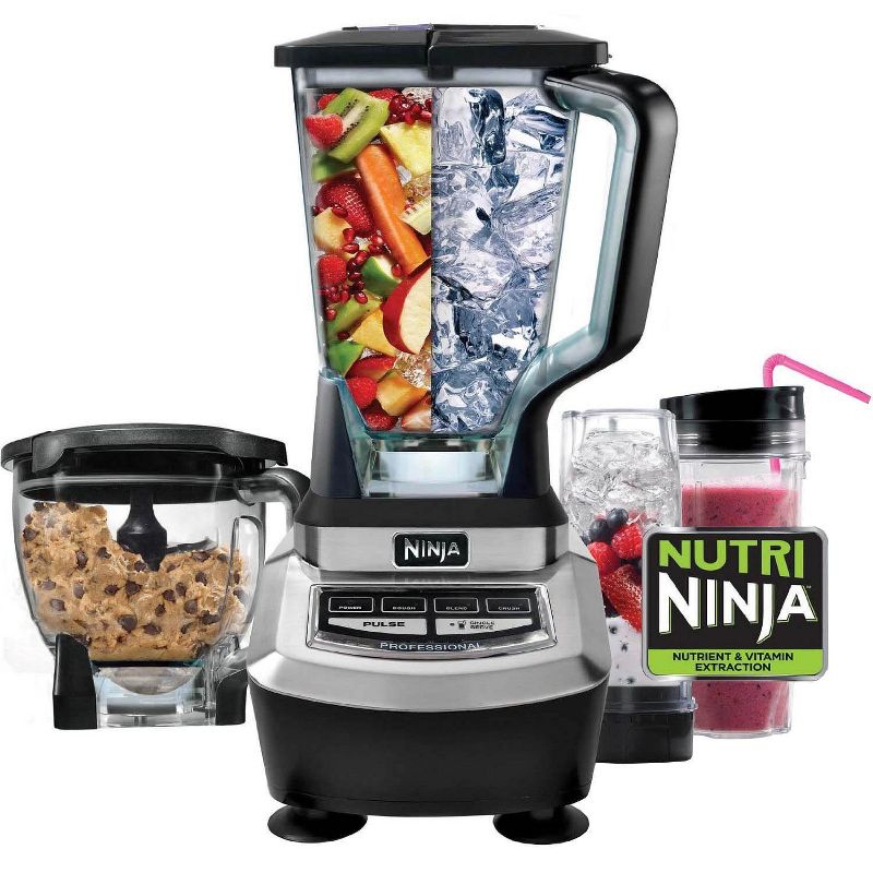Ninja Supra Food Processor & Blender System w/ Cookbook (Refurbished)