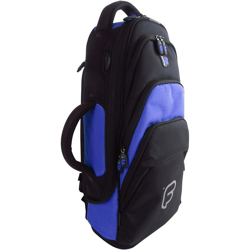 Fusion Premium Trumpet Bag Black and Blue