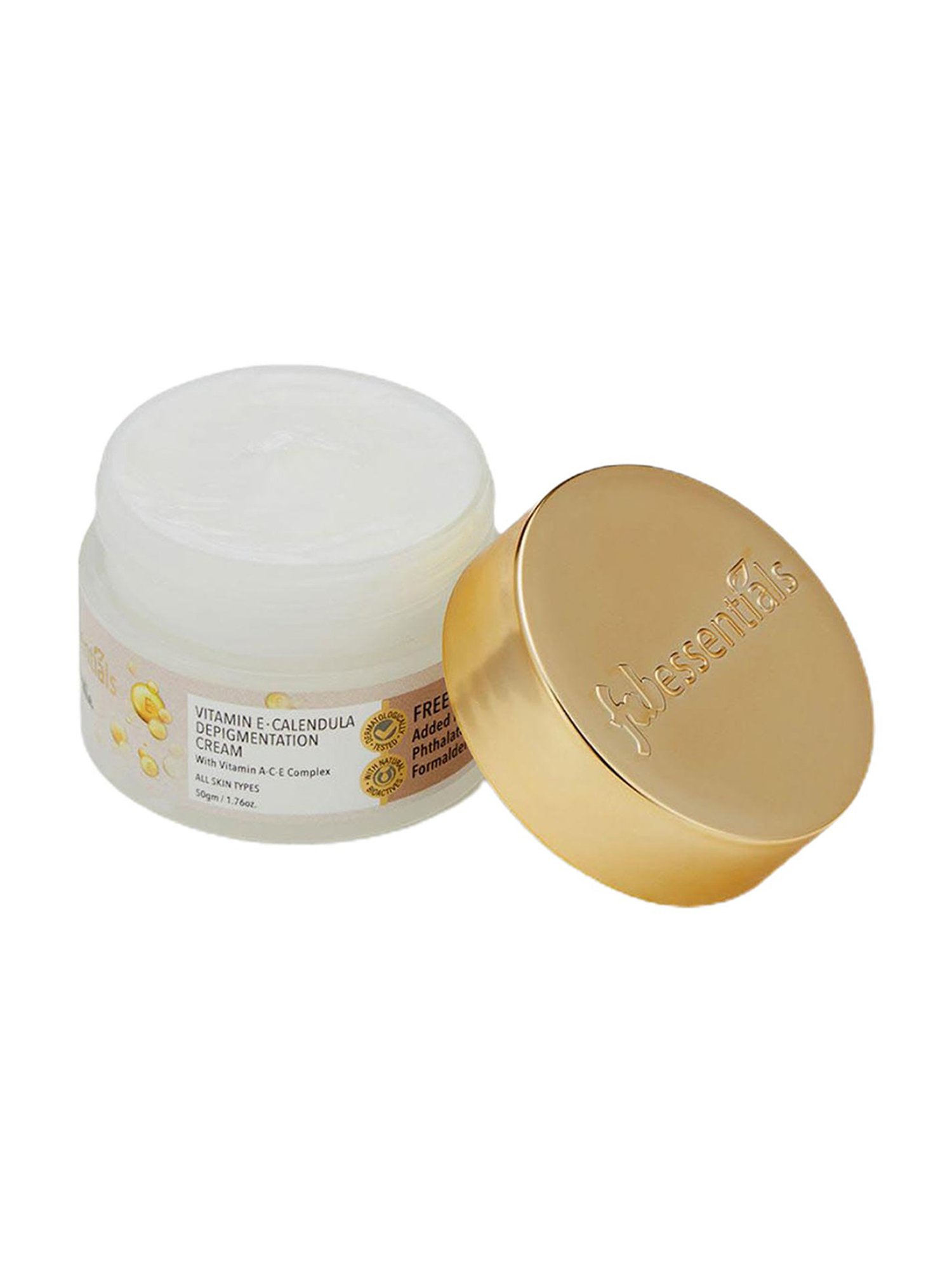 Fabessentials Vitamin E, Calendula & Depigmentation Cream - 50 gm