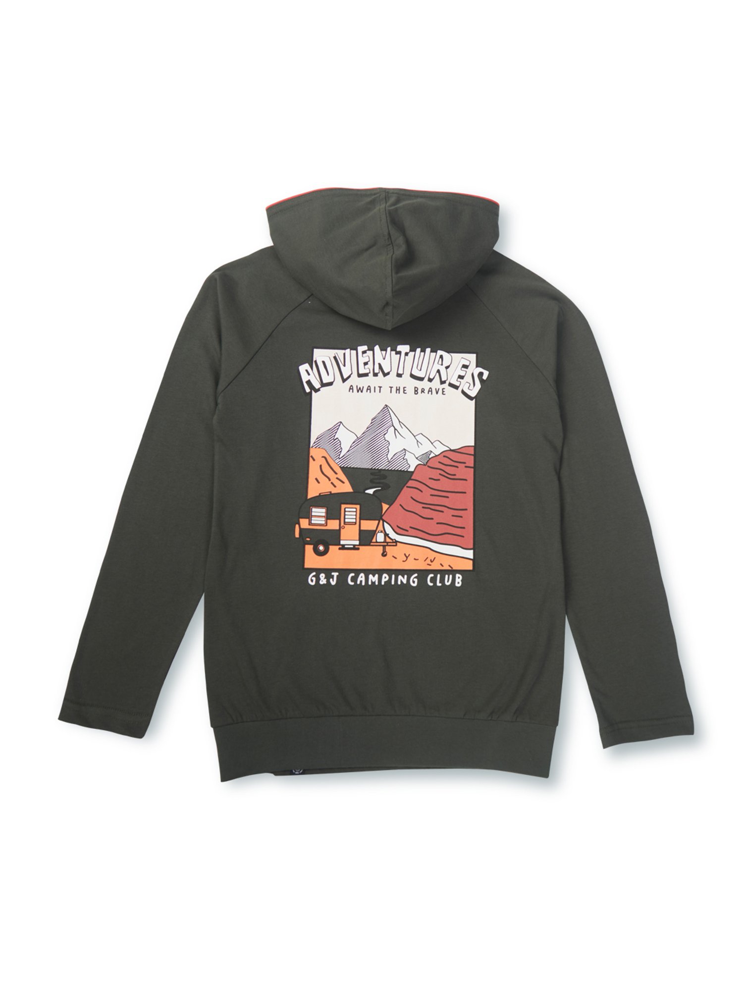 Gini & Jony Kids Dark Olive Solid Full Sleeves T-Shirt