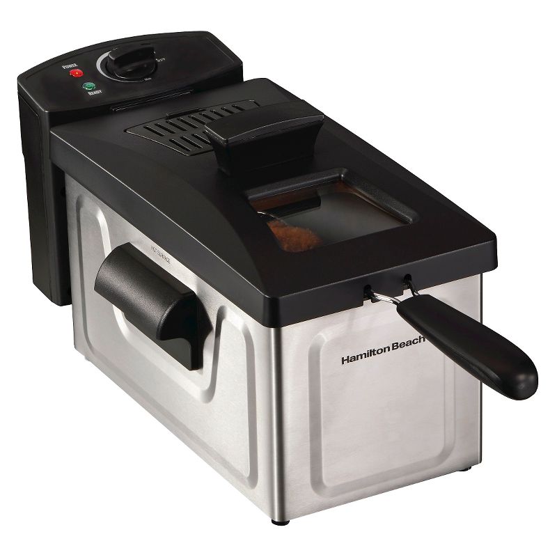 Hamilton Beach 2.1qt Oil Capacity Deep Fryer - Stainless Steel