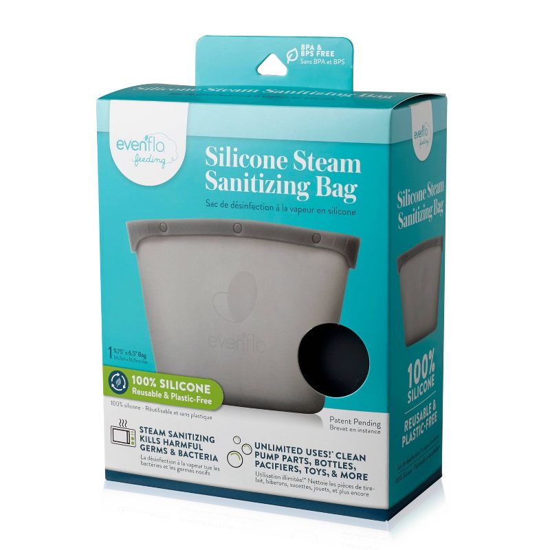 Evenflo Silicone Reusable Sanitizer Microwave Steam Bags