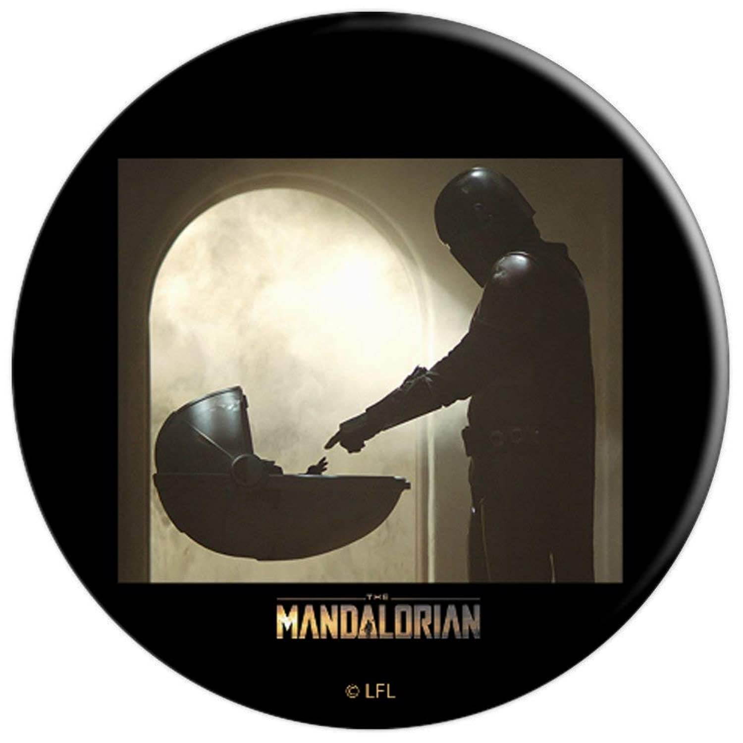 Star Wars The Mandalorian The Child First Meeting PopSockets Grip and Stand for Phones and Tablets