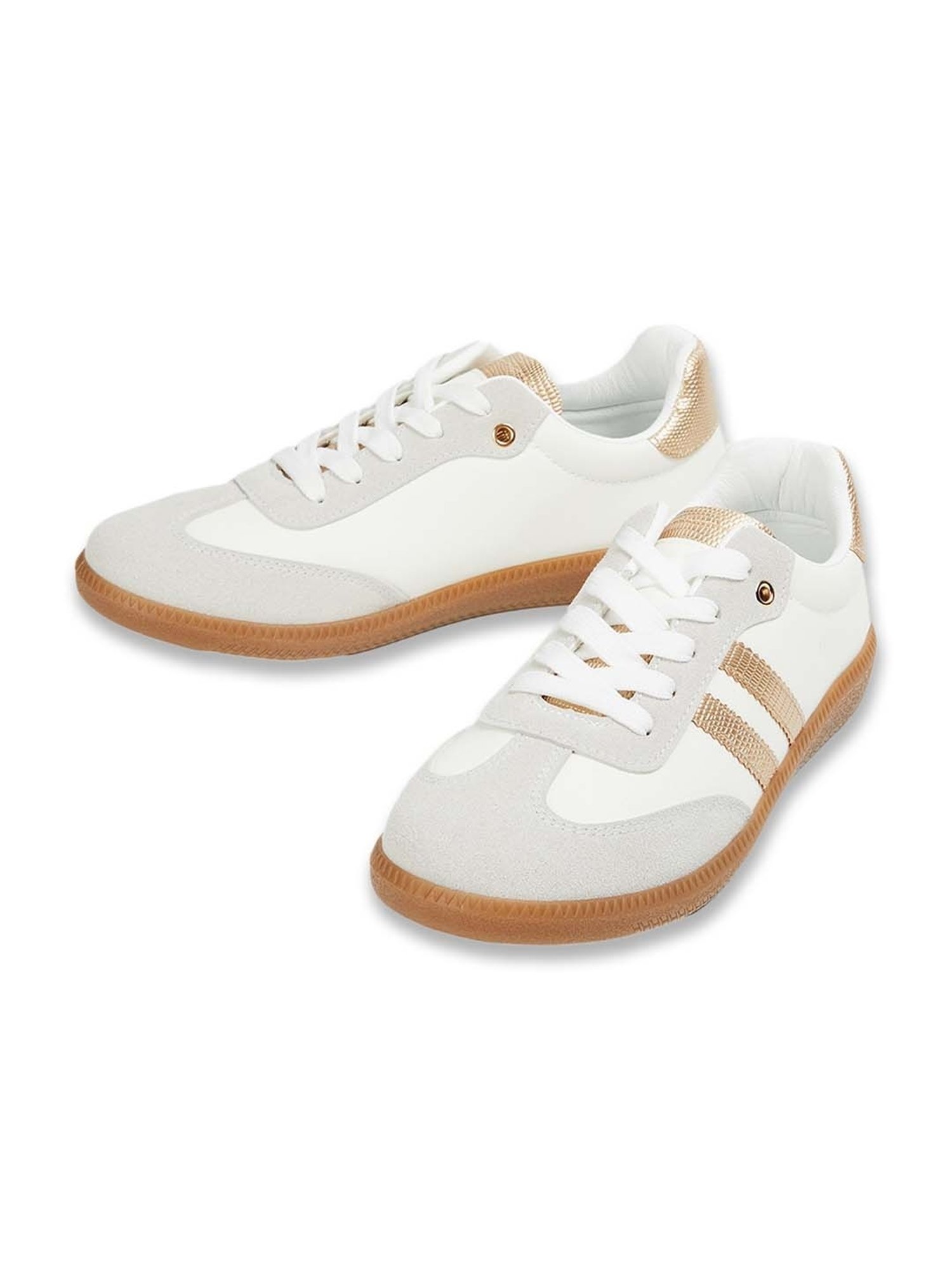 Ginger by Lifestyle Women's Gold Sneakers