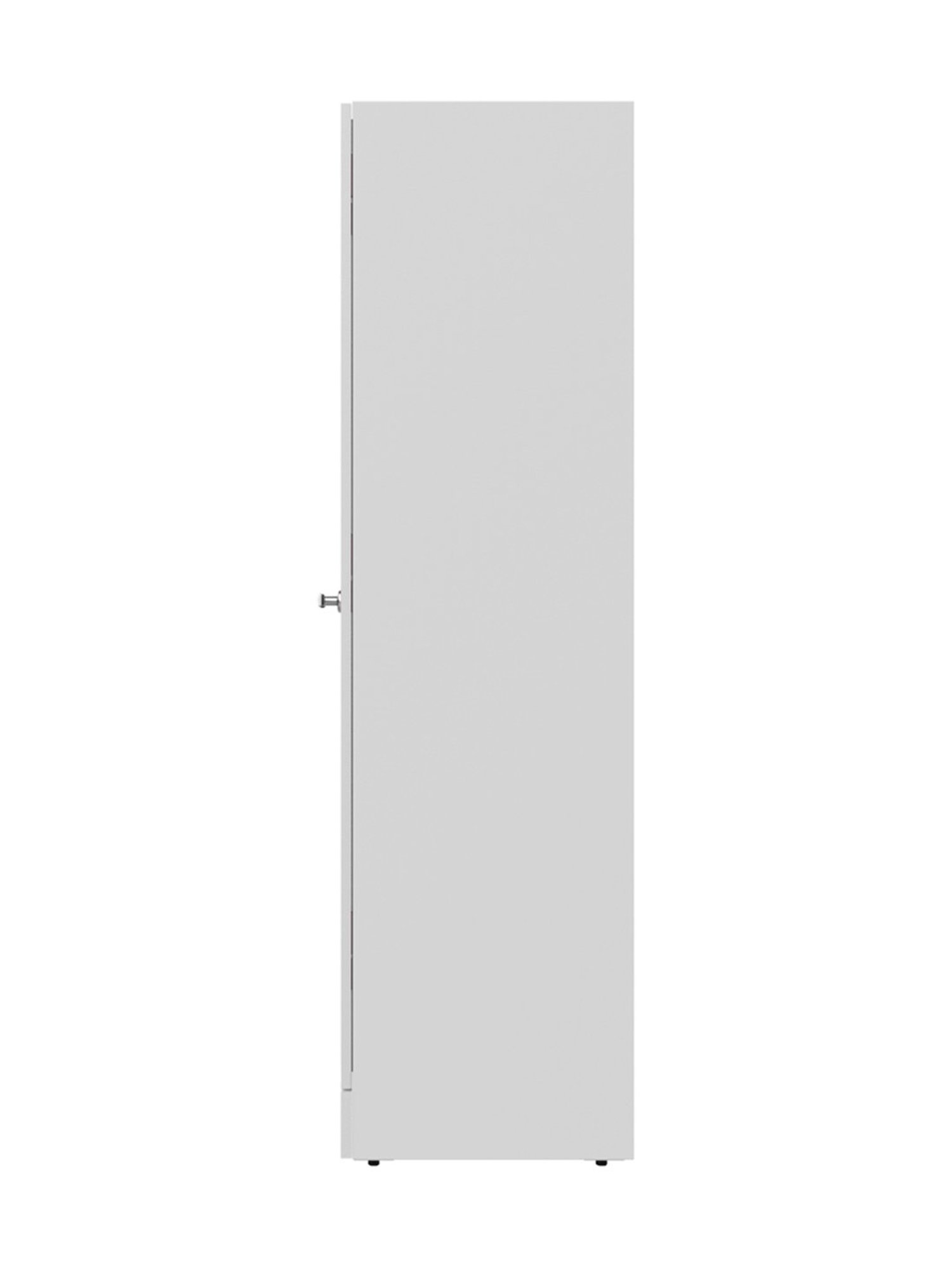 Godrej Interio Auraline Men Premium 2-Door Almirah, Bond White (1-Year Warranty,1 Locker, 2 Drawers)