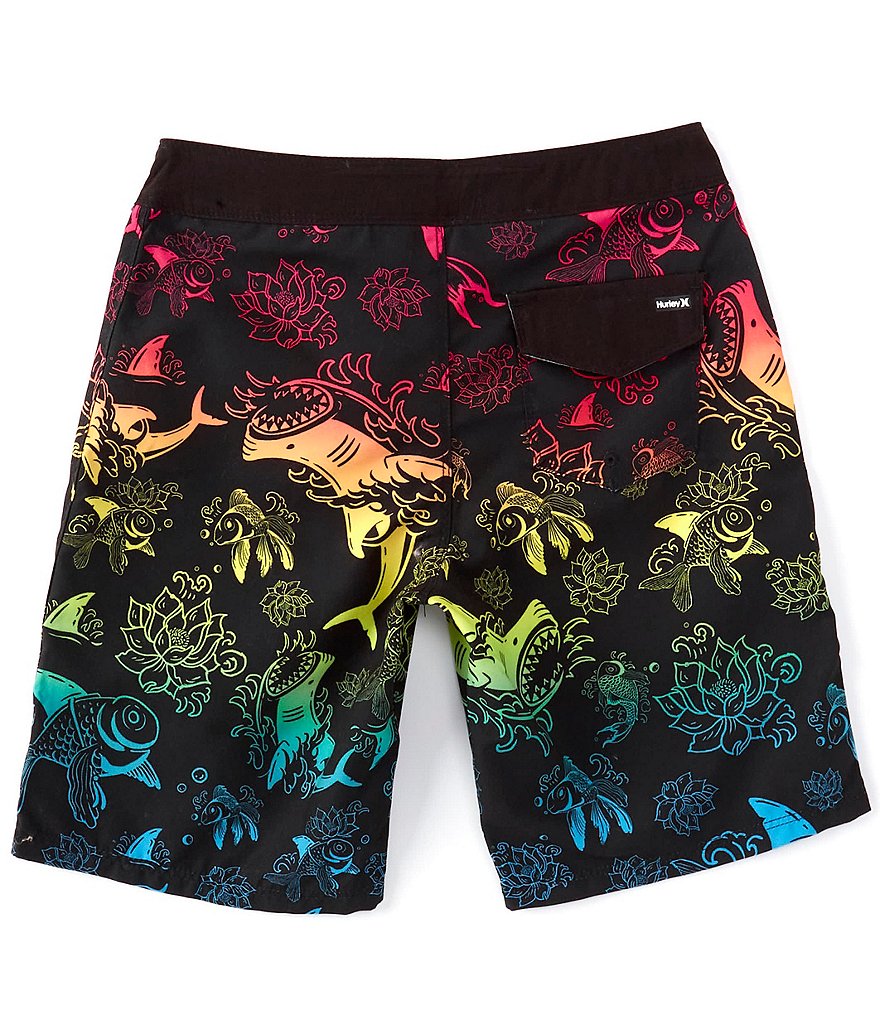 Hurley Big Boys 8-20 Koi Fish Board Shorts
