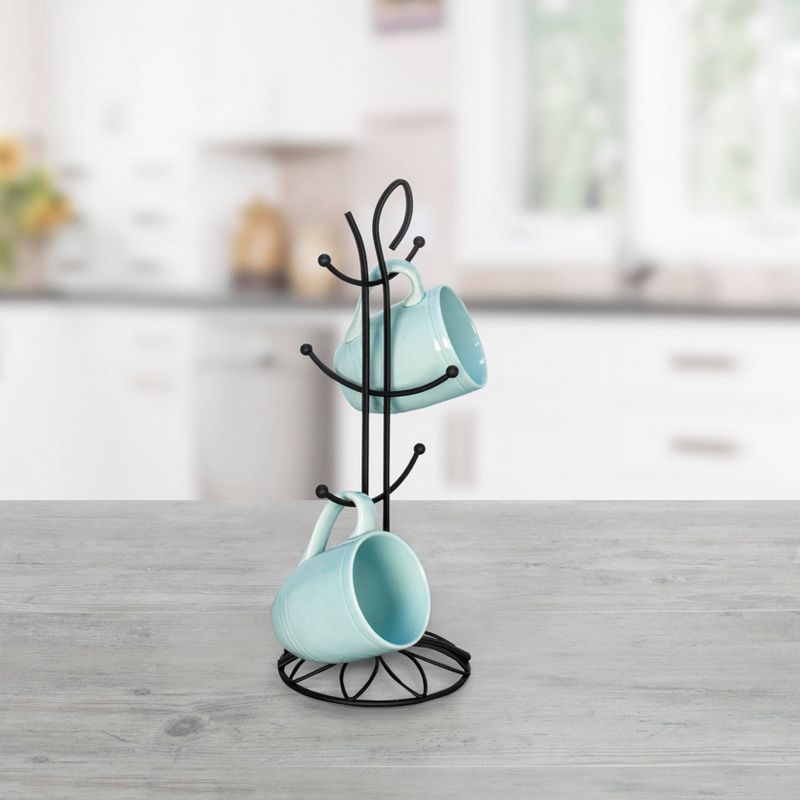 Spectrum Leaf Mug Holder - Black