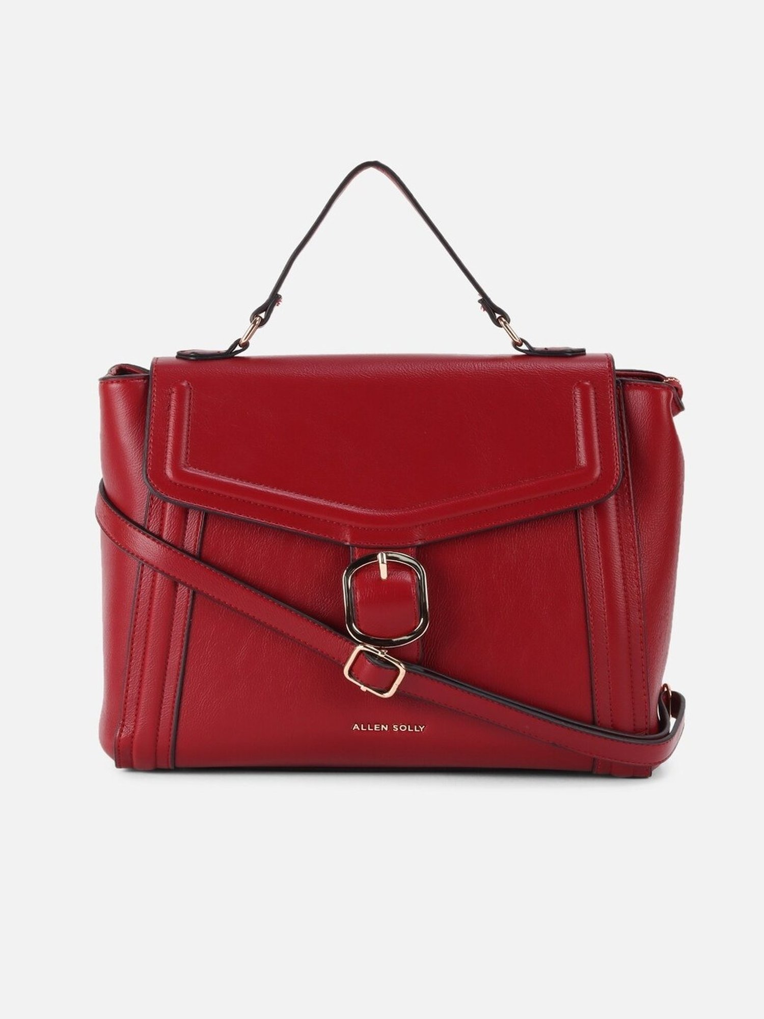 Favore Tan Solid Medium Satchels