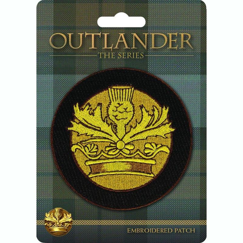 Dark Horse Comics Outlander Crown & Thistle 3-Inch Embroidered Fabric Patch