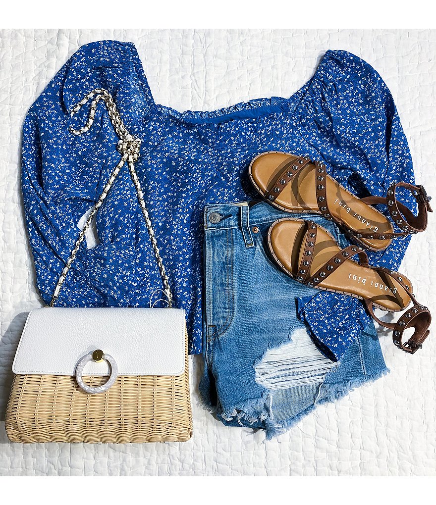 Celebrity Pink High Rise Destructed Frayed Hem Denim Shorts