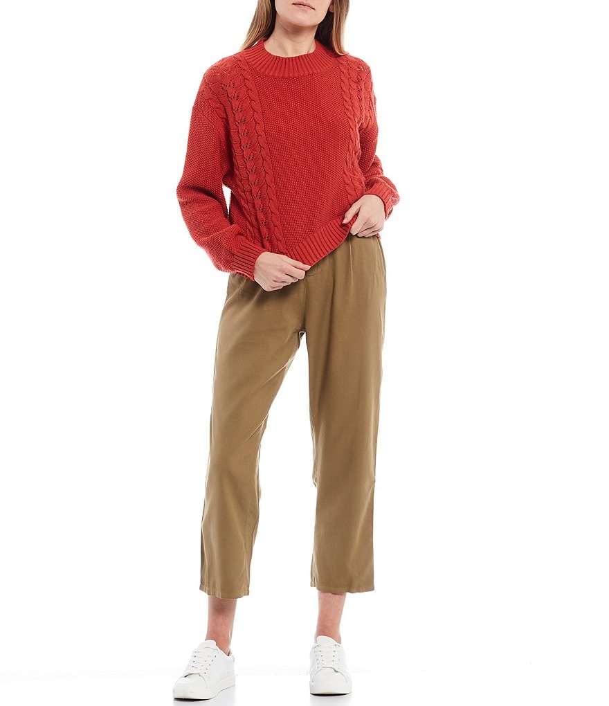 Billabong Long-Sleeve Great Escape Cropped Sweater