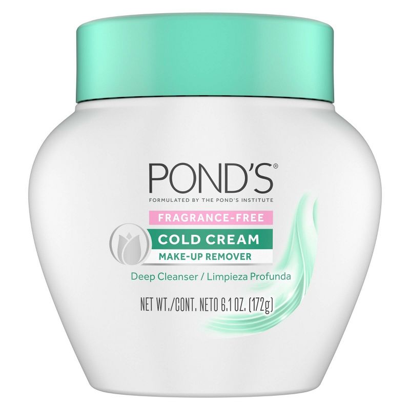 Pond's Fragrance Free Cold Cream Make-Up Remover - 6.1oz