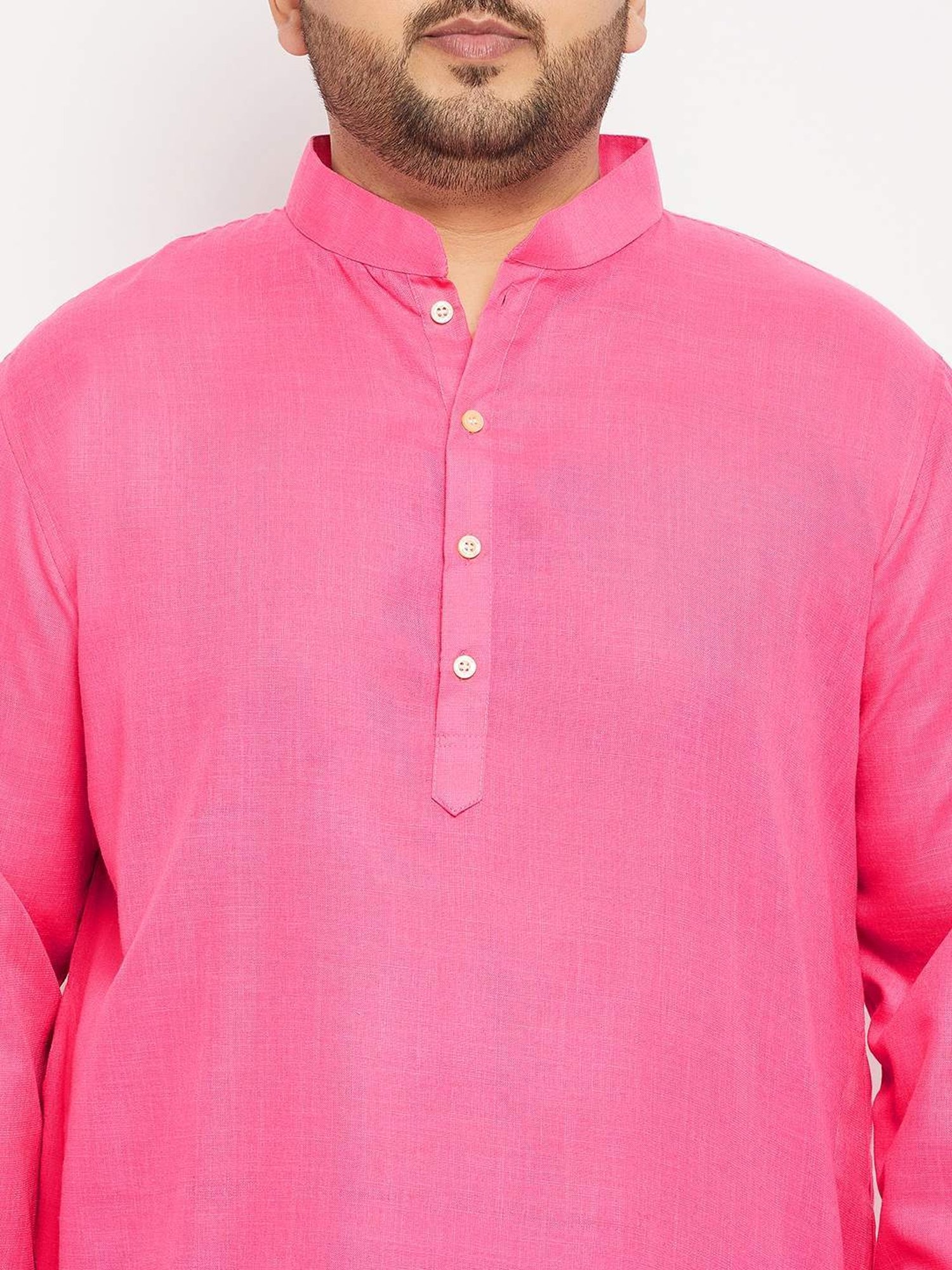 Bigbanana Pink Regular Fit Kurta