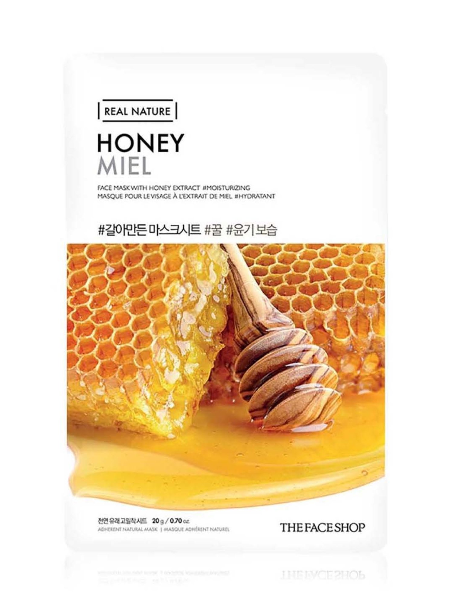 The Face Shop Real Nature Honey Face Mask - 1 Pc