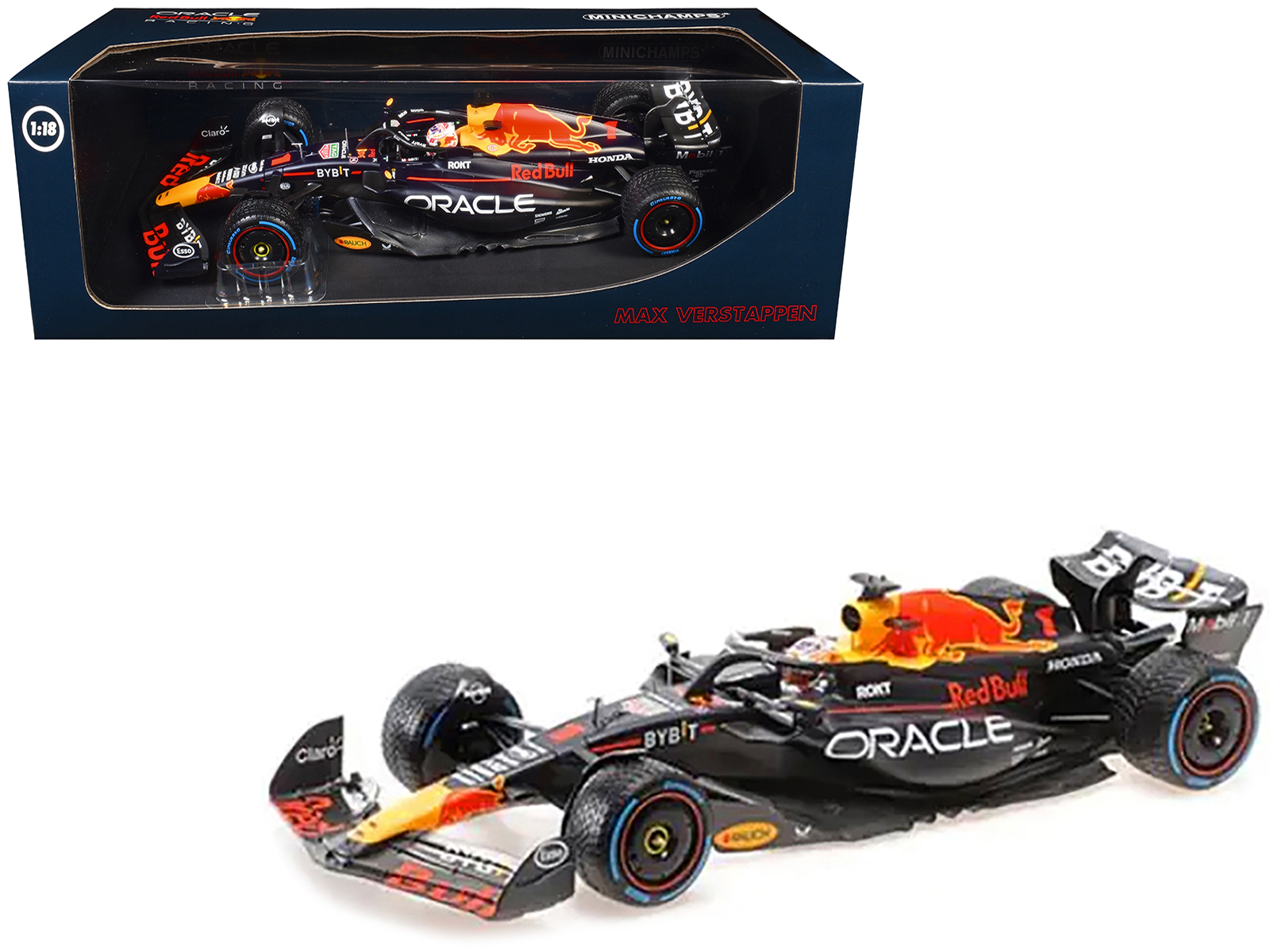 Red Bull Racing RB19 #1 Max Verstappen "Oracle" Winner F1 Formula One "Dutch GP" (2023) with Driver Limited Edition to 230 pieces Worldwide 1/18 Diecast Model Car by Minichamps