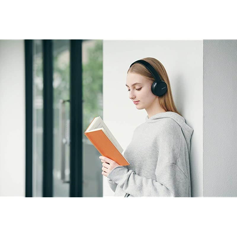 Wireless Headphones WHCH510 Wireless Bluetooth OnEar Headset with Mic for PhoneCall Black