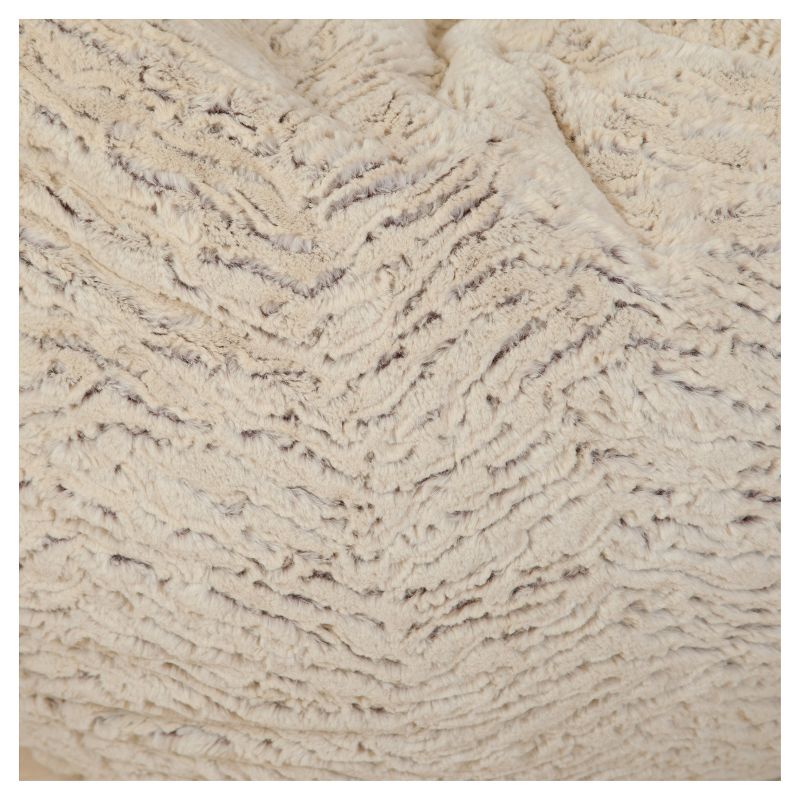 Axelle Faux Sheep Accent Lounger White - Picket House Furnishings