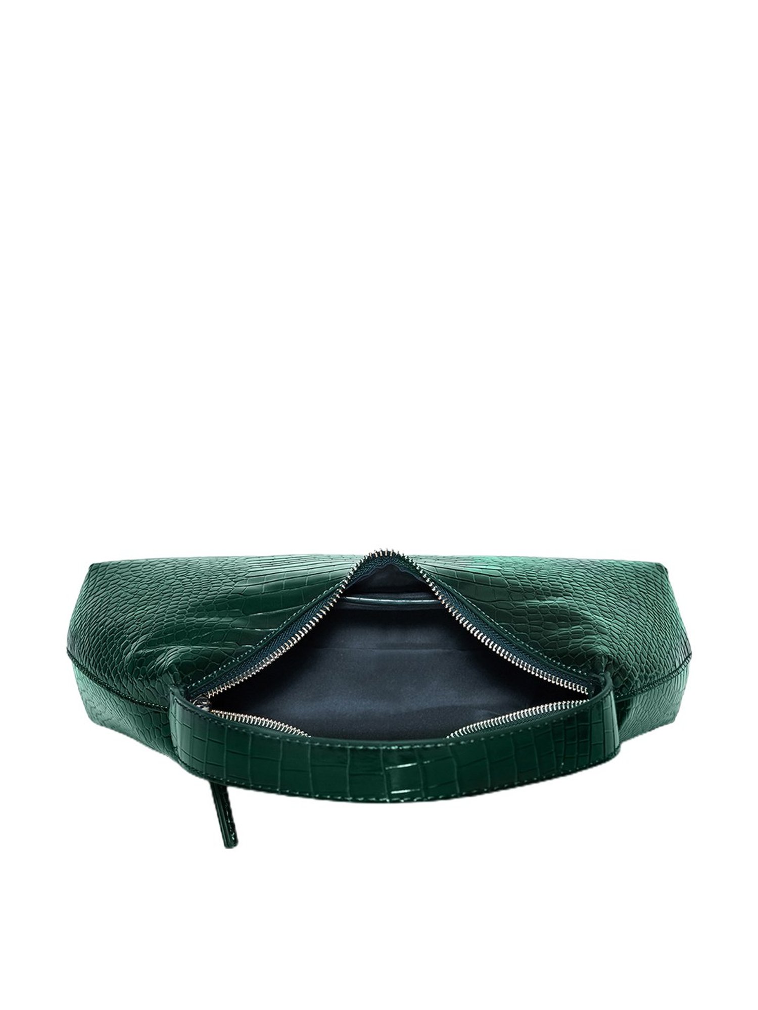 Miraggio Green Animal Effect Medium Hobo Shoulderbag