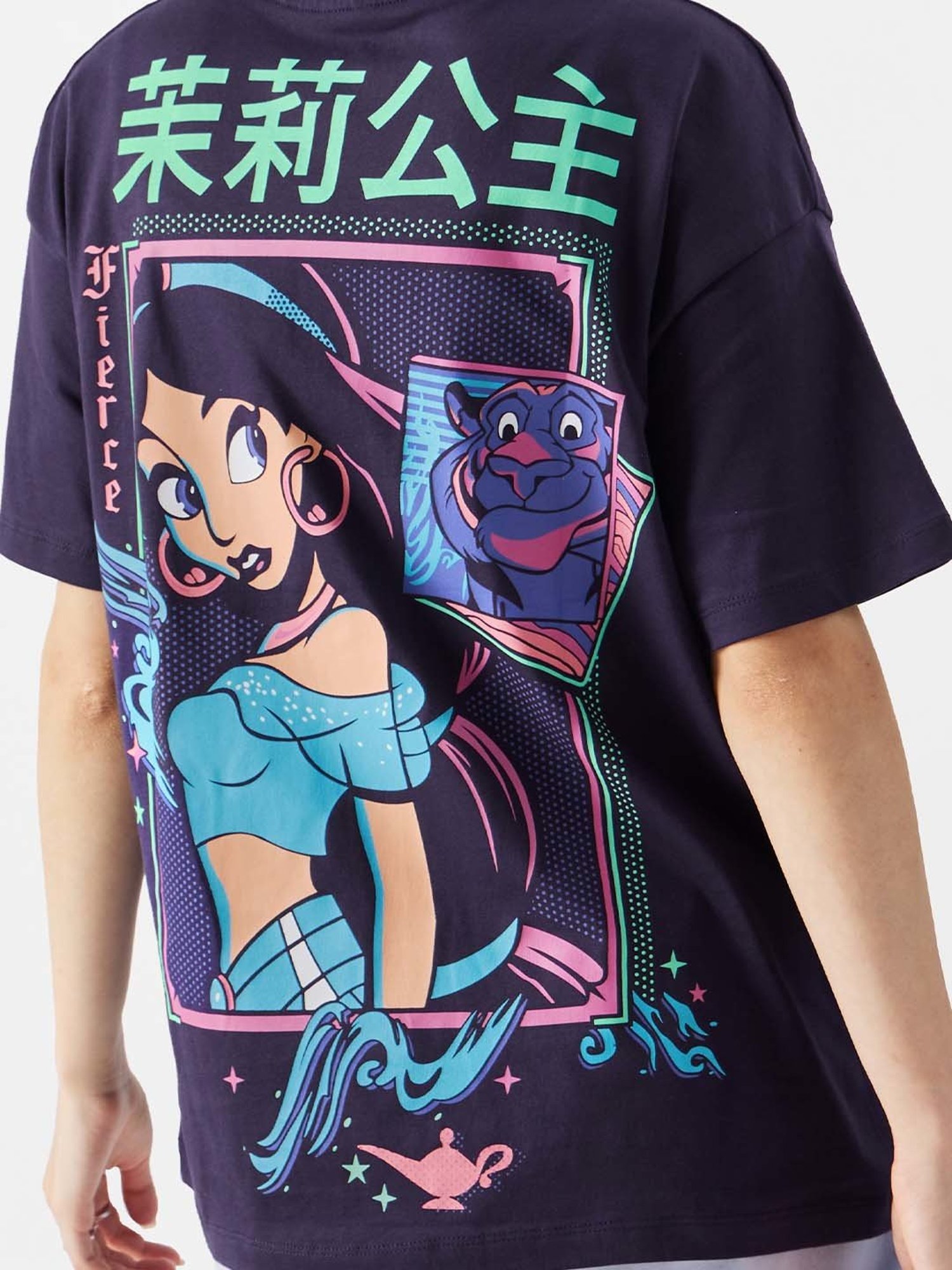 The Souled Store Blue Cotton Printed T-Shirt