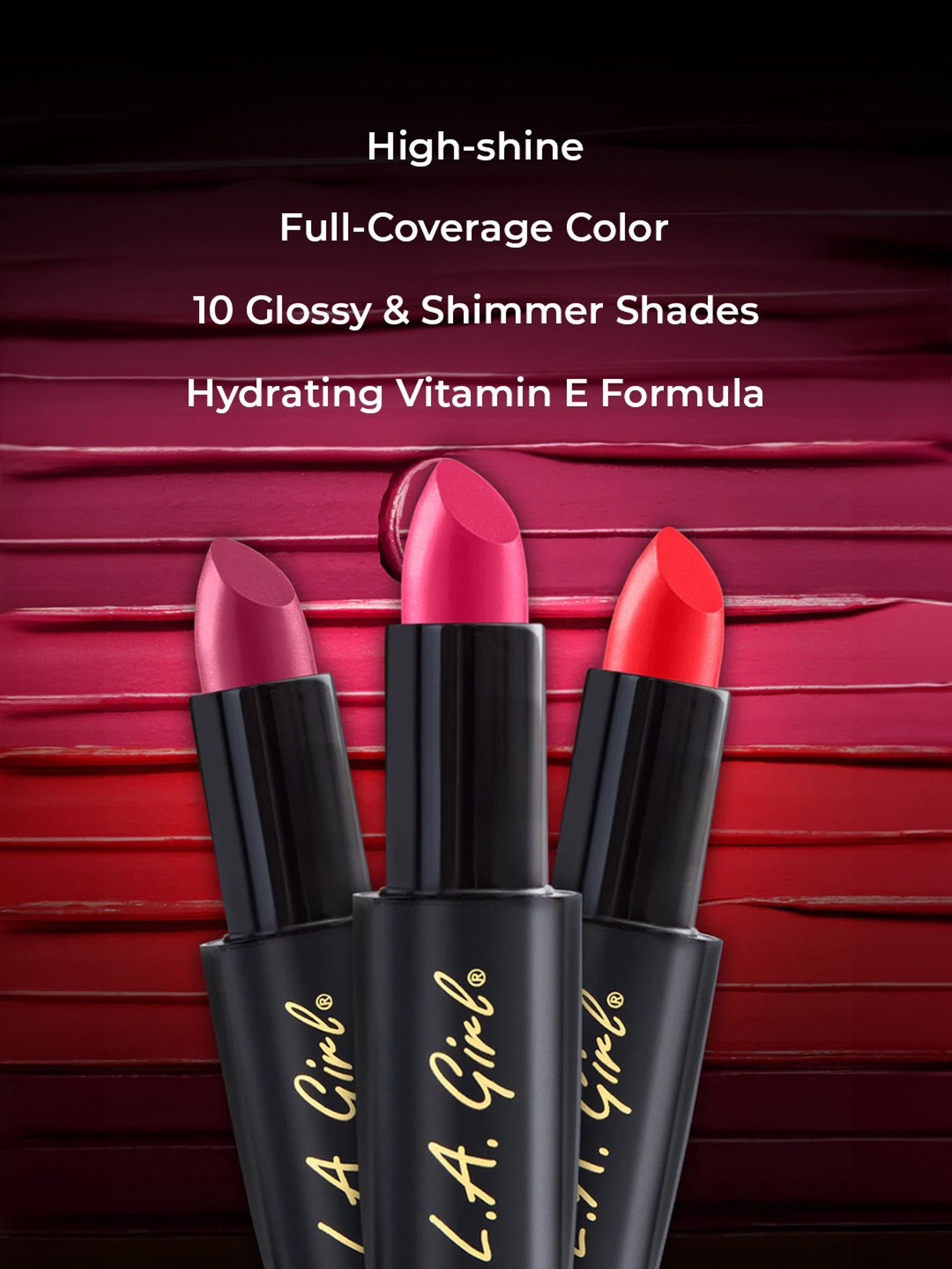 L.A. Girl Lip Attraction Lipstick Bloom - 3.2 gm