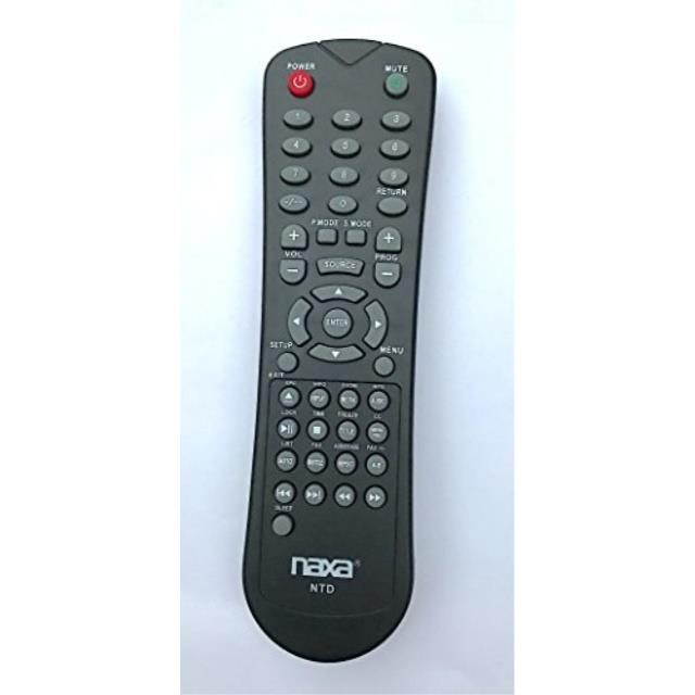 naxa original replacement remote control for naxa nt and ntd model 12 volt tvs and tv/dvd combo players