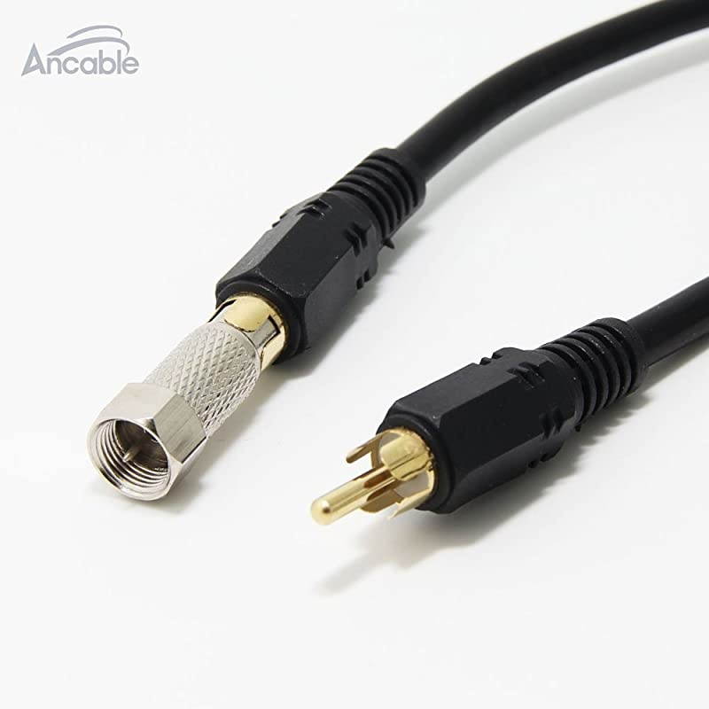 Video Cable with RF TV Connector for Atari 2600 Jr 7800 Colecovision Intellivision 6ft