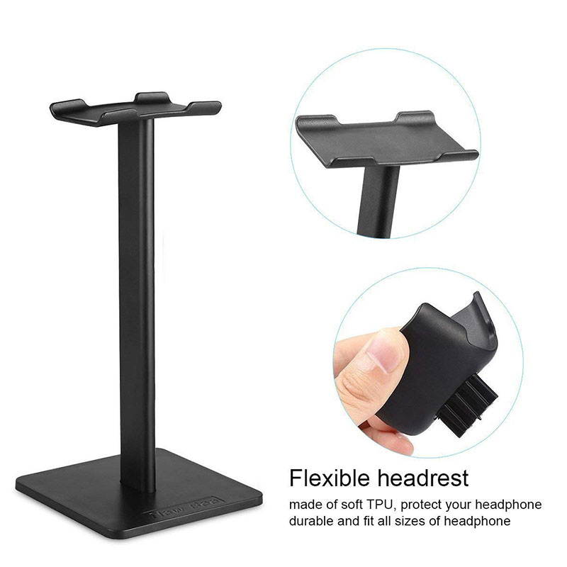 EnLabs Headphone Stand/Holder,Universal Aluminum Gaming Earphone Mount,Headset Showing Display Stand Hanger for All Headphone Size &ndash;White