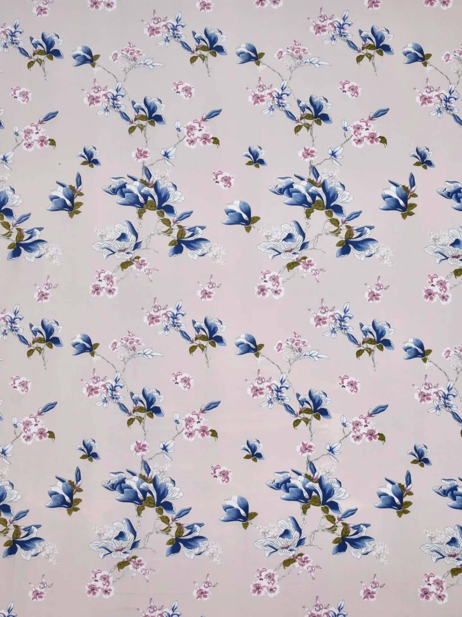 Living Roots Floral White 300 TC Cotton Bedsheet with 2 Pillow Covers