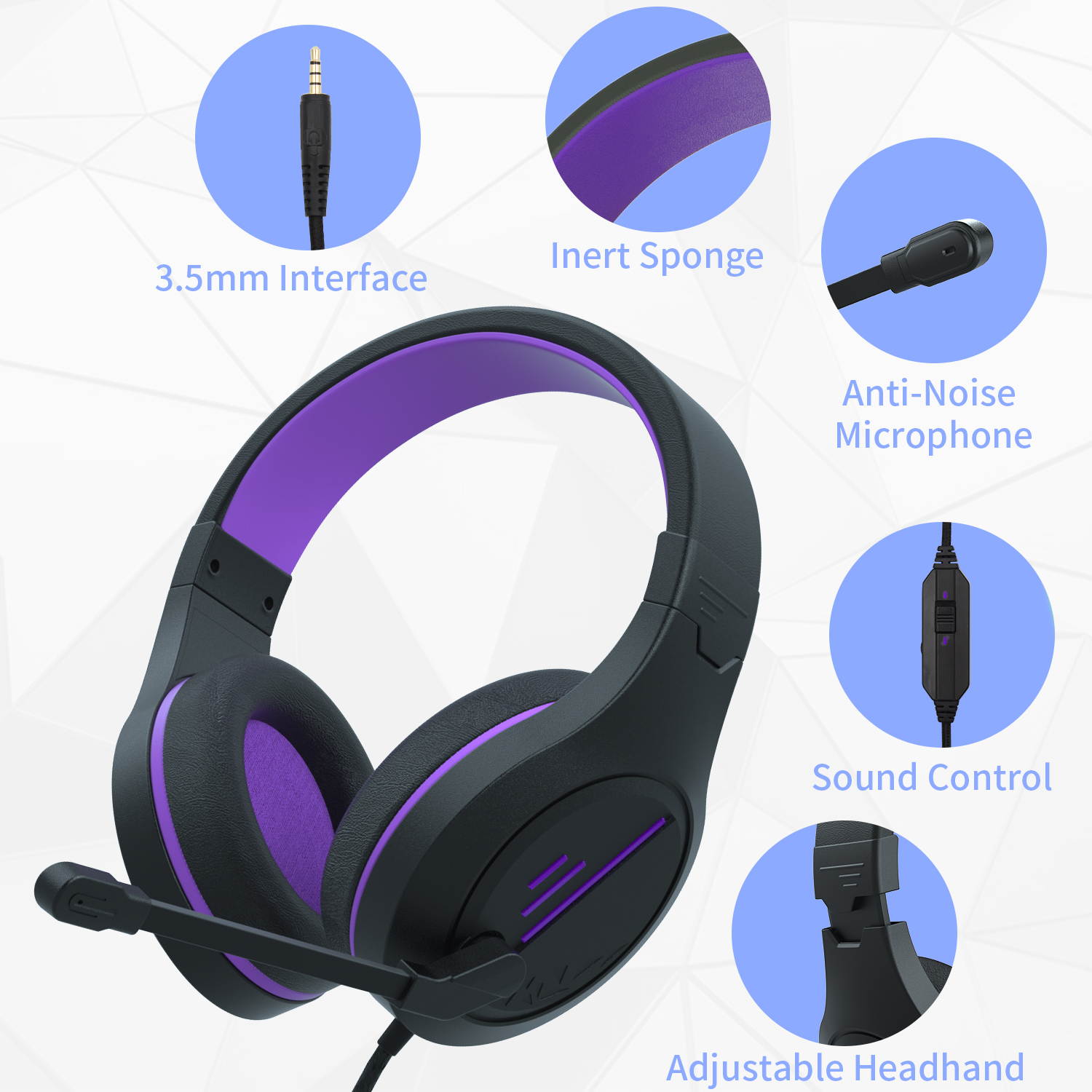 PC Gaming Headset with Mic, PS4 Gaming Headset,Stereo Gaming Headphone for PS4, Xbox One, Nintendo Switch, PC, Mac, Laptop, Android,Smartphone, Tablet(MH601/BLUE) &hellip;