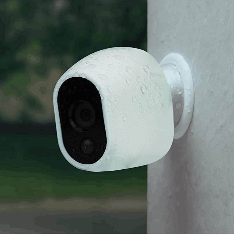 Skins Compatible for Arlo Security Cameras, Taken Protective Cover Case for Arlo HD Wireless Camera, for Netgear Accessories (3 Pack, White)