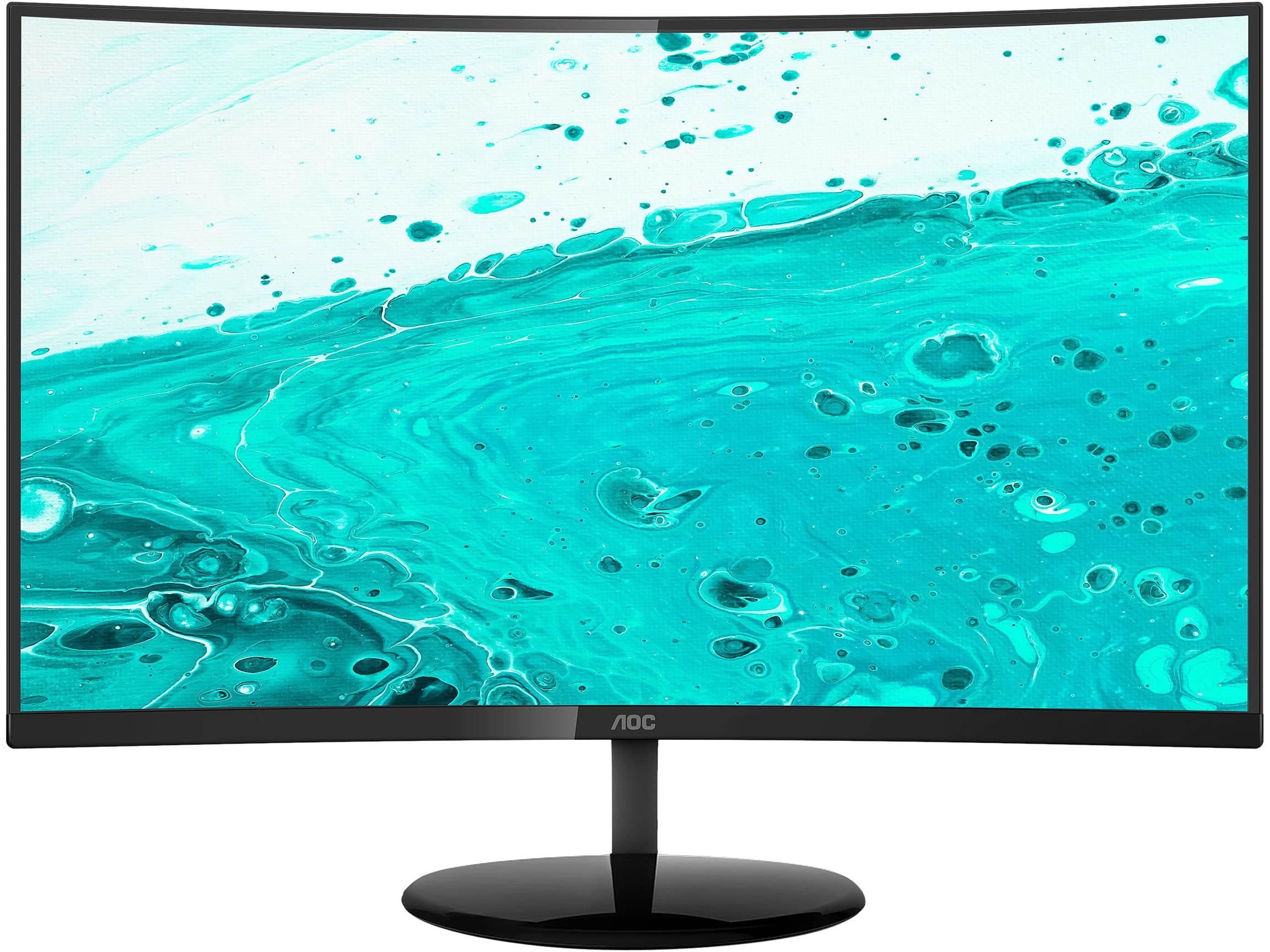 AOC C32V3H 32" (31.5" Viewable) 1920 x 1080 FHD 75Hz Adaptive Sync VGA HDMI VESA Tilt Curved Gaming Monitor
