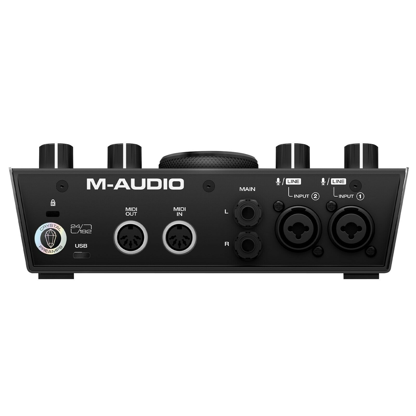 M-Audio AIR 192 | 6 2x2 USB Audio MIDI Recording Interface w Mic & Headphones