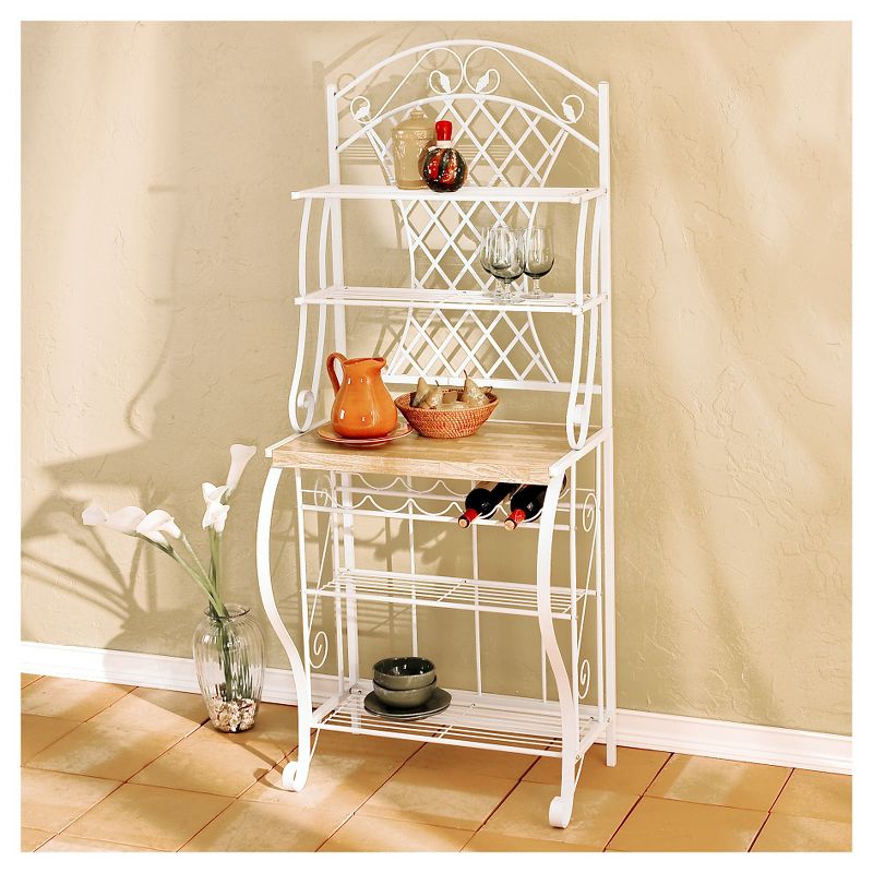 72" Daywood Kitchen Pantry Cabinet White - Room and Joy