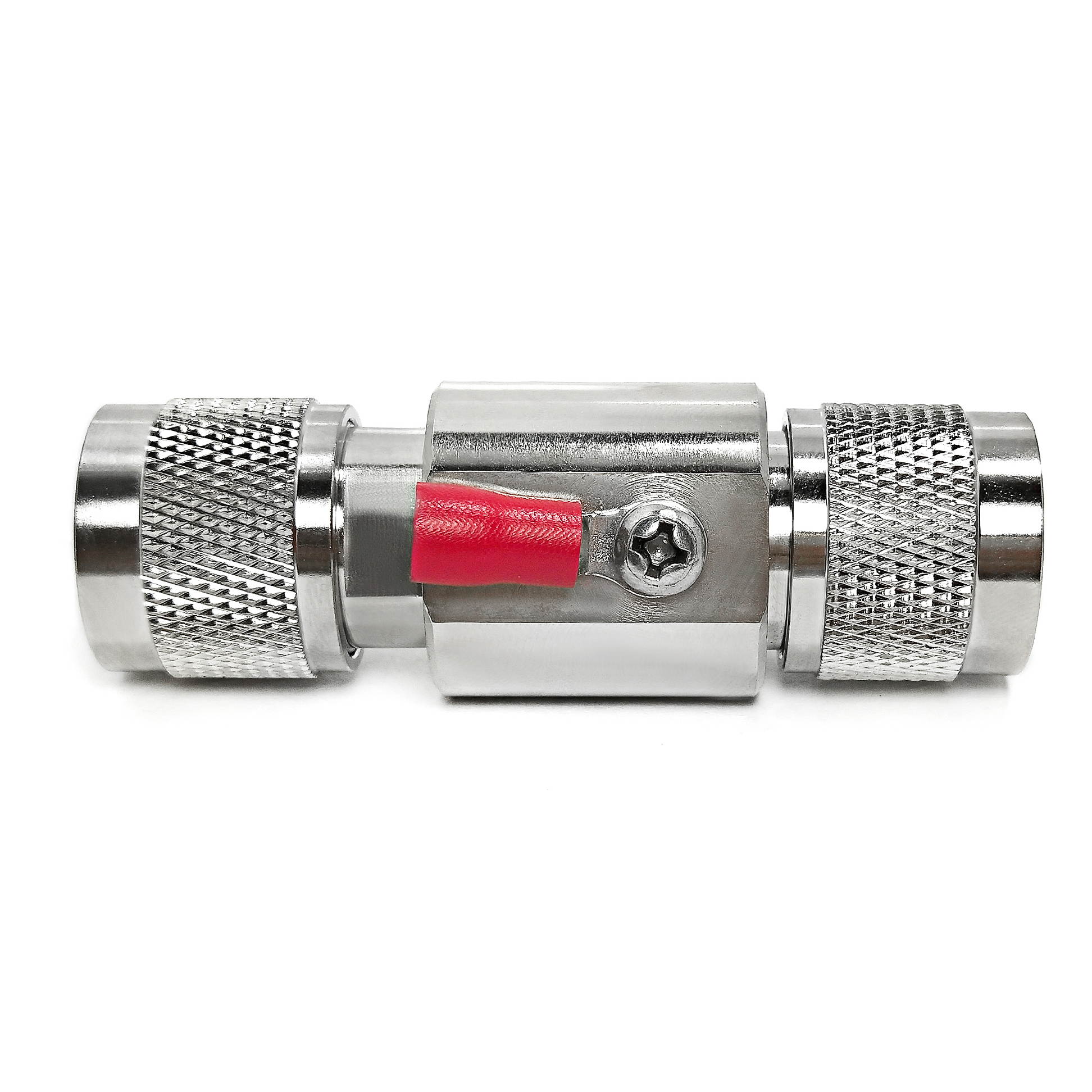 N-Male to N-Male Adapter Width Surge Protector 0-6GHz WiFi Antenna Coaxial Cable RF Converter -Wireless Network Connector -Lightning Protection Arrestor -Coax Suppressor -Tupavco TP1603