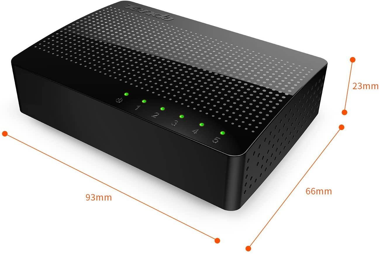 Tenda Network SG105 5-Port 10/100/1000 Gigabit Desktop Switch