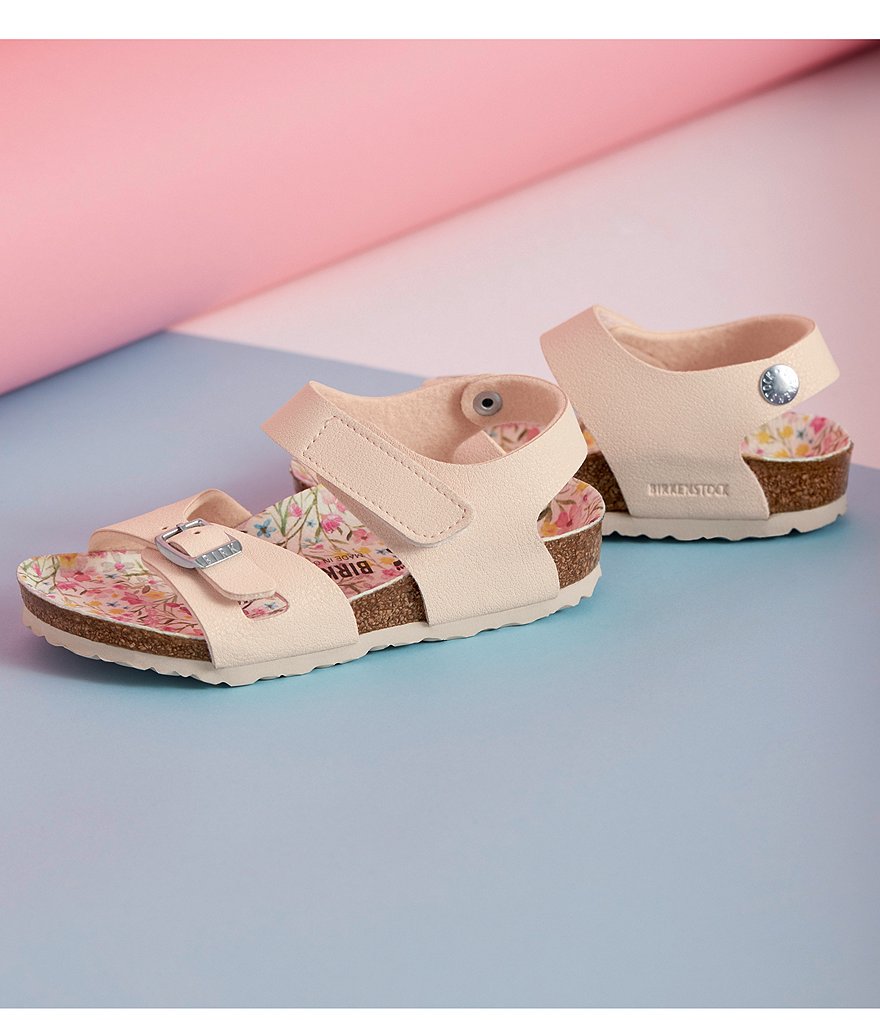 Birkenstock Girls' Colorado Vegan Leather Floral Sandals (Toddler)