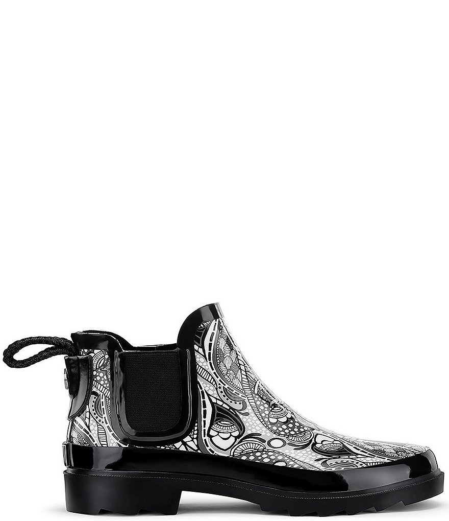 Sakroots Rhyme Printed Waterproof Chelsea Rain Booties