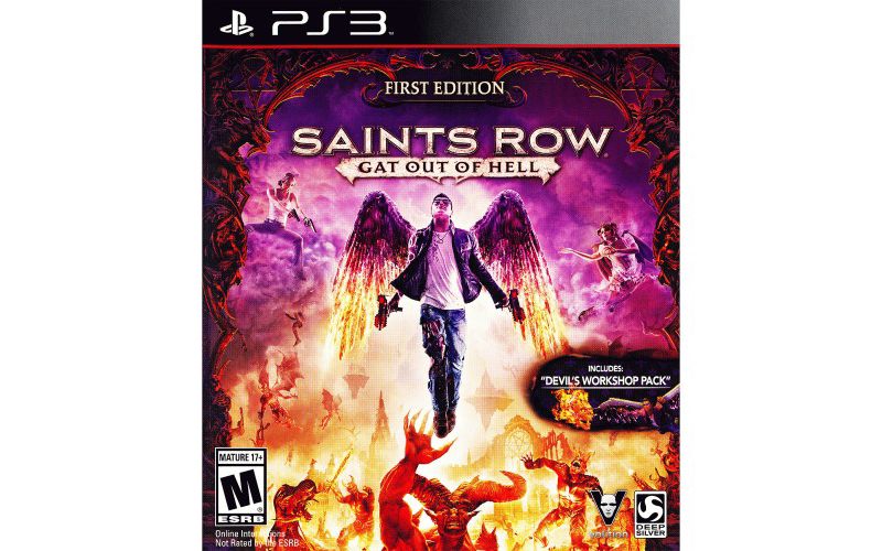 Saints Row: Gat Out of Hell First Edition PS3 - For PlayStation 3 - ESRB Rated M (Mature 17+) - Multi/single player - New powers - Tear apart Hell