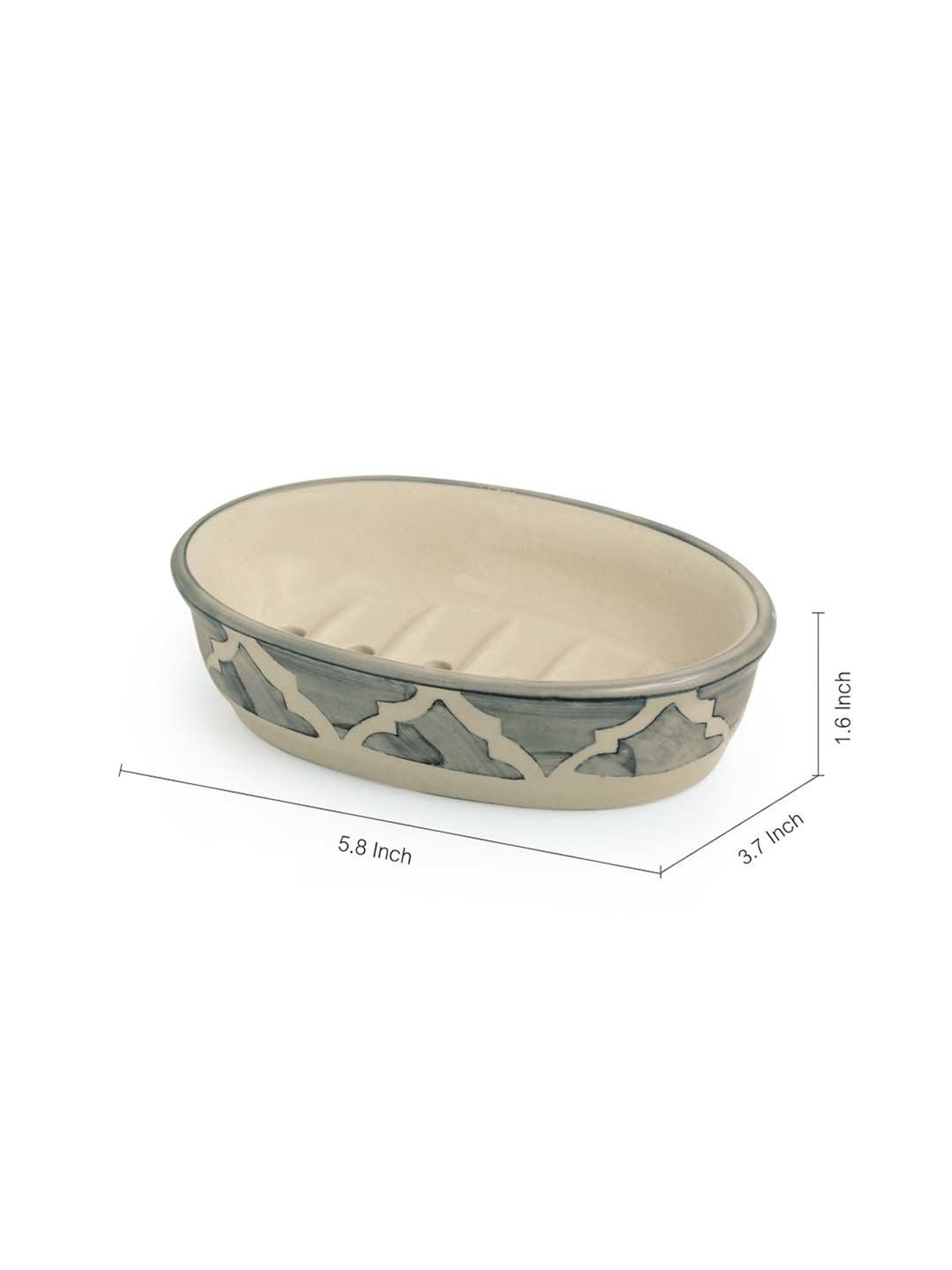 VarEesha Aztec Multicolor Ceramic Bath Accessories - Set of 2