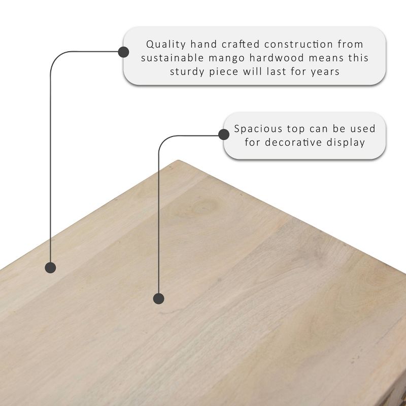 Heath 2 Door Carved Cabinet Natural - Powell Company